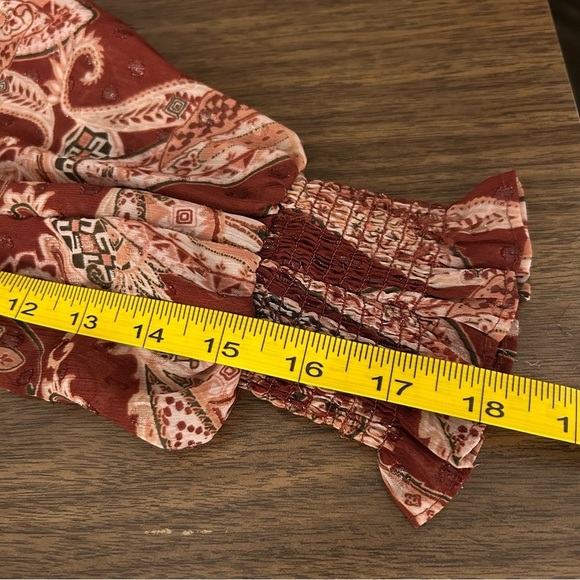 ROSE+OLIVE Paisley Print Women's Top S - Picture 11 of 11